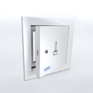 Promat® SP EI60 – stalowa klapa rewizyjna przeciwpożarowa do ścian i sufitów EI60 (różne wymiary – Promat)