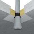 Taśma ogniochronna INTU FR WRAP L do przejść rur przez strop