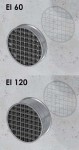 ALFA FR GRILLE C80 kratka ogniochronna EI120 do ścian i stropów