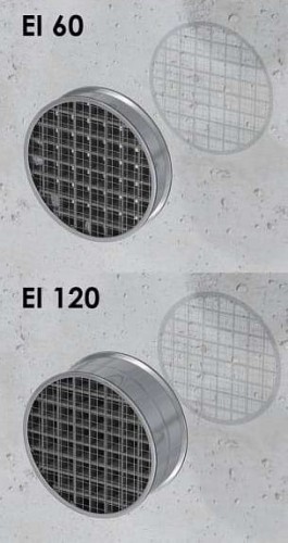 ALFA FR GRILLE C80 kratka ogniochronna EI120 do ścian i stropów