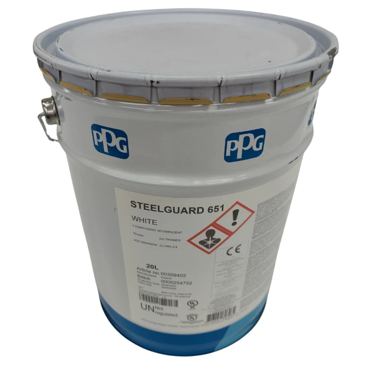 PPG Steelguard 651 - wodna farba ogniochronna do zabezpieczania konstrukcji stalowych