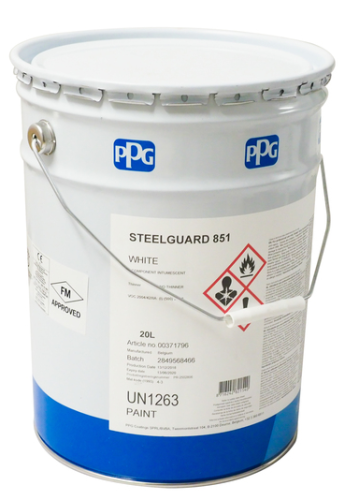 PPG Steelguard 851 - powłoka ogniochronna do zabezpieczania profili stalowych