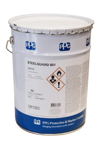 PPG Steelguard 801 - rozpuszczalnikowa farba ogniochronna do konstrukcji stalowych