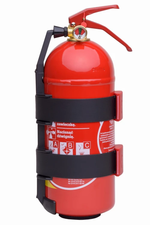 Gaśnica proszkowa 2 kg GP-2x Gloria z uchwytem samochodowym