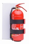 Gaśnica samochodowa 2 kg Gloria PD2 w uchwycie mocującym