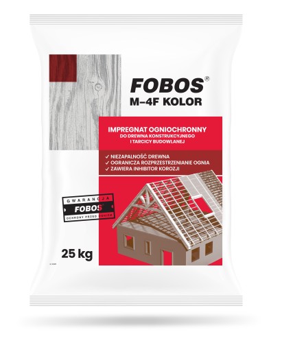 FOBOS M-4F 25 kg impregnat ogniochronny do drewna NRO B-s2,d0