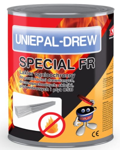 UNIEPAL-DREW SPECIAL FR lakier ogniochronny do drewna 5 l