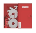 Hydrant DN52 GRAS HW-52 N-K-15/20+15/20 UNN z wężem płasko składanym i miejscem na gaśnicę