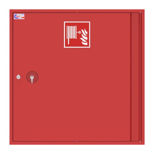 Hydrant wewnętrzny GRAS HW-25 N/W-20/30 SLIM 165 DN25 w czerwonej szafie RAL3000