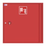 Hydrant GRAS HW-25 N/W-20/30 SLIM 150 DN25 w czerwonej szafie natynkowej RAL3000