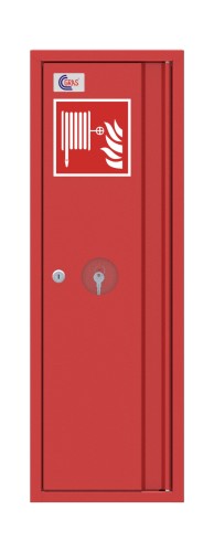 Hydrant specjalny GRAS HW-25 N-S-20/30 DN25 czerwony RAL3000 w szafie natynkowej
